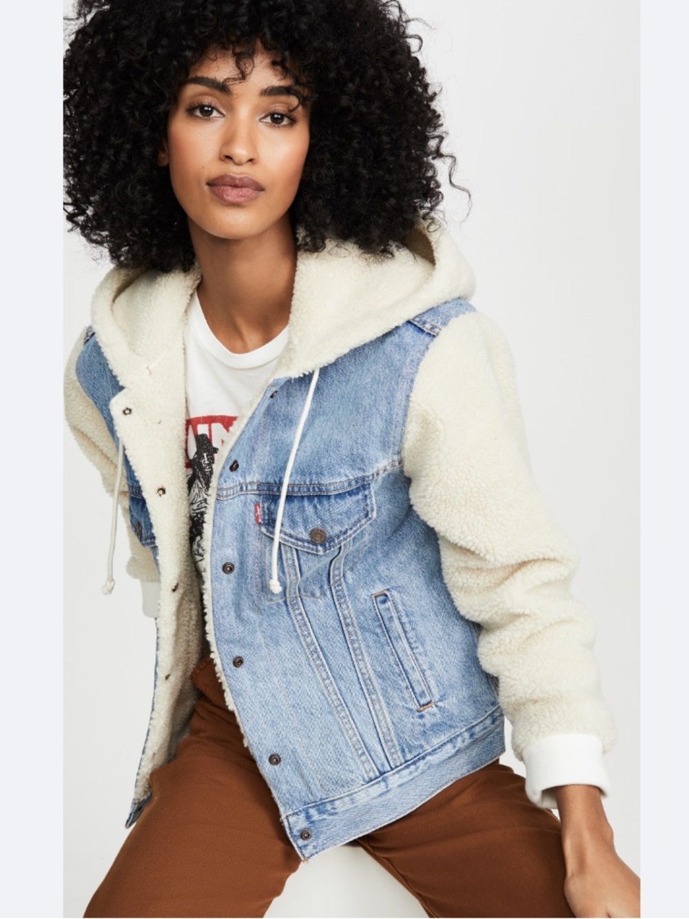 Hooded Denim Jacket - Picture 11 of 11
